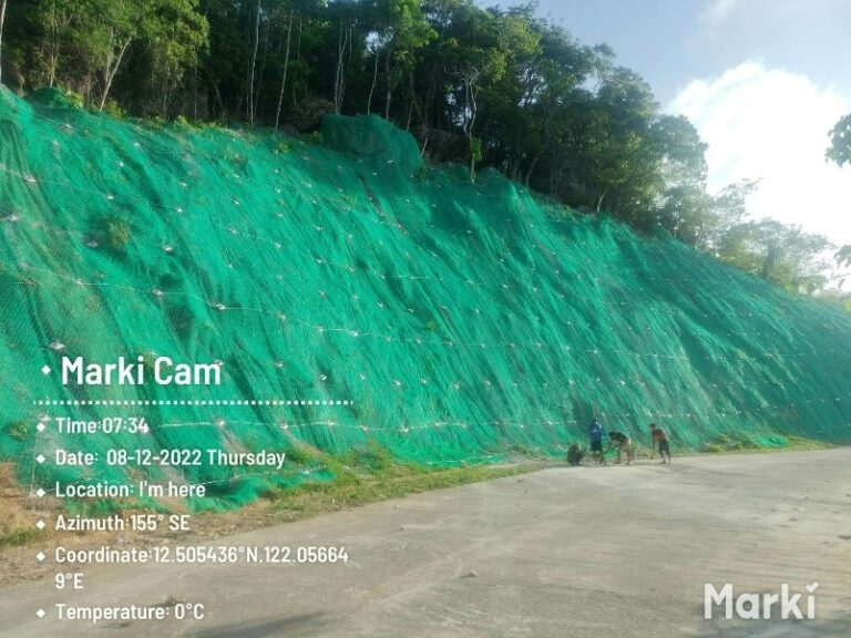 Rockfall Netting Project at Tablas, Romblon, Philippines