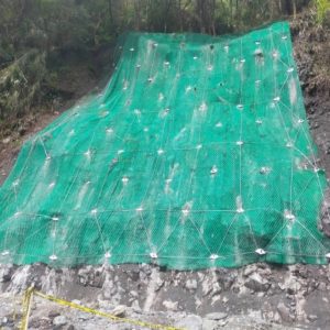 Rockfall Netting Project at Sabangan, Mt. Province, Philippines